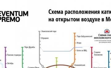 Схема расположения катков на открытом воздухе в Москве от Eventum Premo