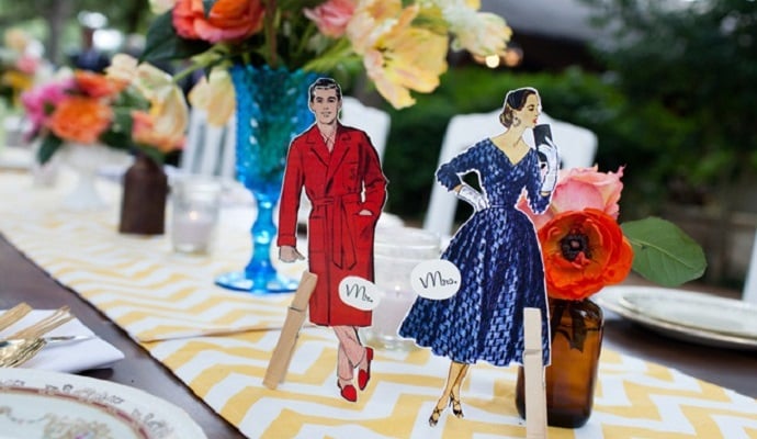 Ретро свадьба: стильные идеи в духе 50-х