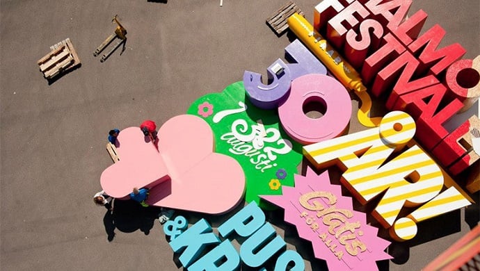 Размер имеет значение – креативная event-инсталляция на самом модном фестивале Швеции