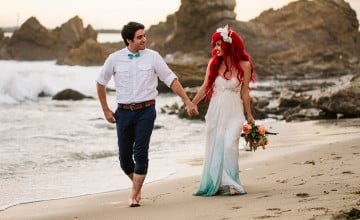 Ariel wedding
