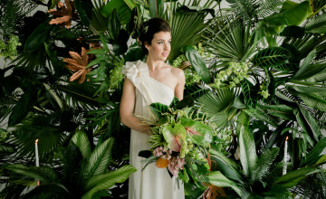 тропическая минималистичная свадьба