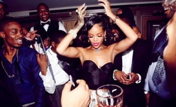 Private Pictures of Rihannas New Years Eve party