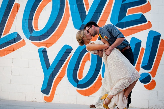 Когда художники влюбляются: Свадьба в стиле граффити