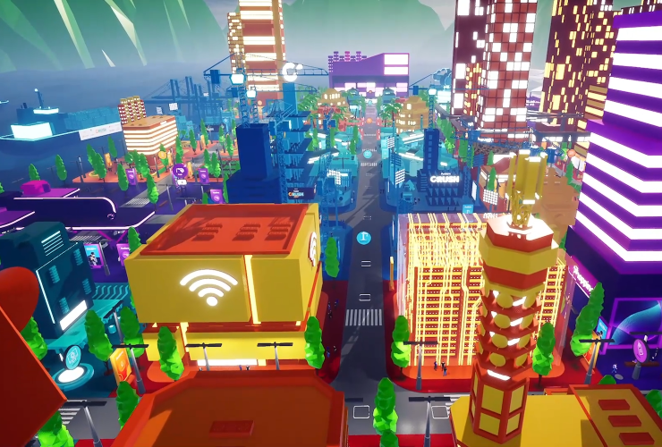 Crush City Virtual: онлайн-конференция Avalara в виртуальном городе