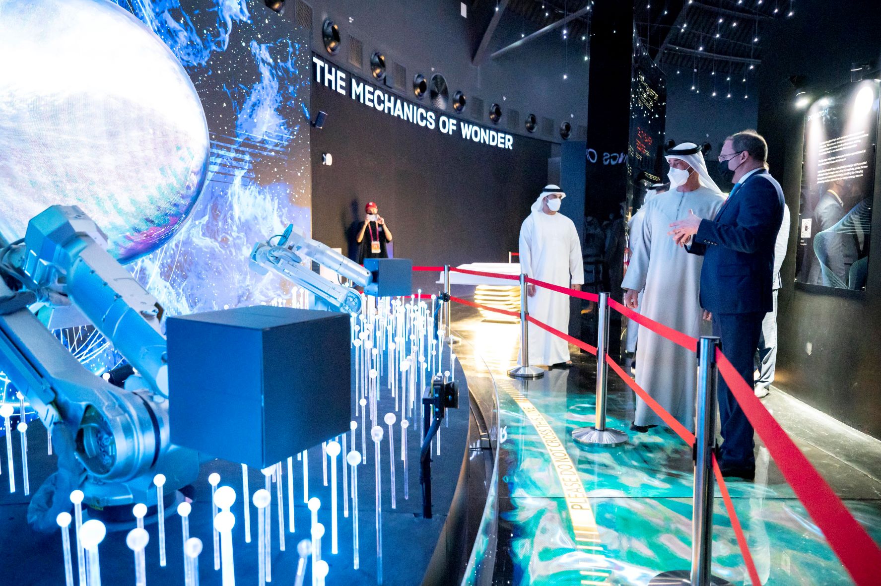 HH Sheikh Mohamed bin Zayed Al Nahyan_ Crown Prince of Abu Dhabi and Deputy Supreme Commander of the UAE Armed Forces visits Expo 2020_Large Image_m5465 (1)